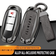 Zinc Alloy Car Remote Key Case Cover For Infiniti Q50 Q60 Q70 QX50 QX60 QX70 G25 FX JX35 FX25 EX35 F