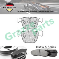 Münster Disc Brake Pad Rear for BMW 5 Series E60 E61 523i 2.5 3.0 2007-2010 M53B30A 530i 3.0 2004-07