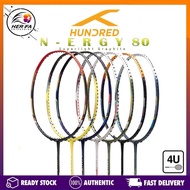 HUNDRED N-ERGY 80 4U 84grams Badminton Racket Max Tension 32lbs Attack Racquet