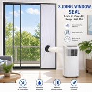 Portable AC sliding window & door Cloth Seal Portable Aircond Cloth Seal Aircond Sealer With Zip And