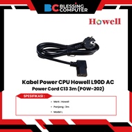 Howell L90D AC Power Cord C13 CPU Power Cable 3m POW-202