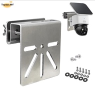 TOPAZX Wall Mount Bracket, Channel Mount Gutter Mount Gutter Bracket, Metal Wall Mount  Camera Holde