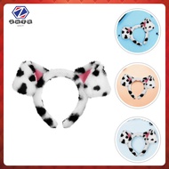 3 PCS Hair Jewelry Halloween Costumes Dalmatian Ears Headband Spotted Dog Cosplay Animal Hoop  Juyua