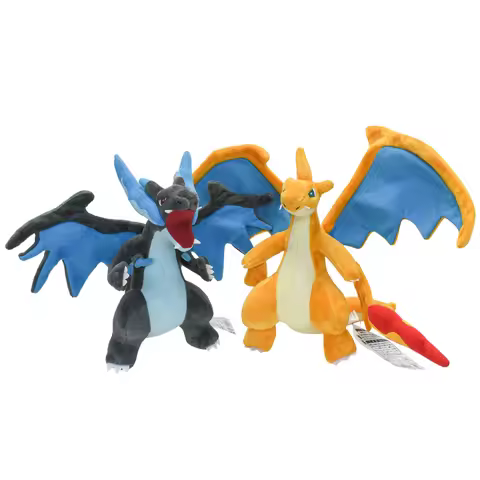 Mega Charizard X Mega Charizard Y Plush Anime Soft 2 Styles Cartoon Cute Stuffed Collectible Peluche
