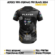 Jersey RRQ Courage PRO Black 2024 FREE NICKNAME FANBASE SERIES