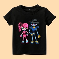 Mommy long legs and daddy long legs poppy playtime children's t-shirts