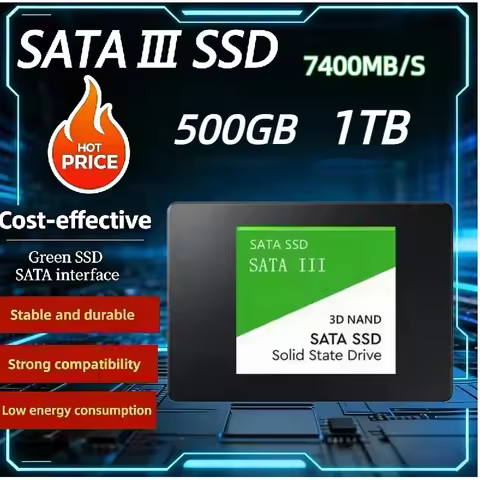[Brand+] Original SATA 3.0 2.5 Inch Internal SSD 500GB 1TB 2TB Solid State Hard Drive SSD Hard Disk 