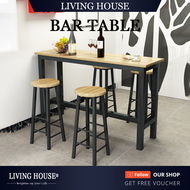 LIVING 1 x Bar Table & 2 x High Bar Stool / Dining Table / Long bar table
