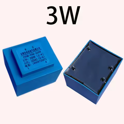 EI 3W 3VA AC 220V To AC 6V 9V 12V 17V 24V 36V Power Mini Sealed Type Plug In PCB Board 4 Pin Waterpr