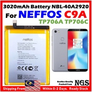 NGS Brand 3020mAh Battery NBL-40A2920 Neffos C9A TP706A TP706C with Phone  Tools