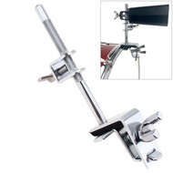 Adjustable Cowbell Holder Stainless Steel Standard Drum Cowbell Mount for Bass Drum