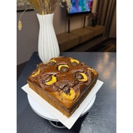Banana Chocolate Cake (square 9X9)