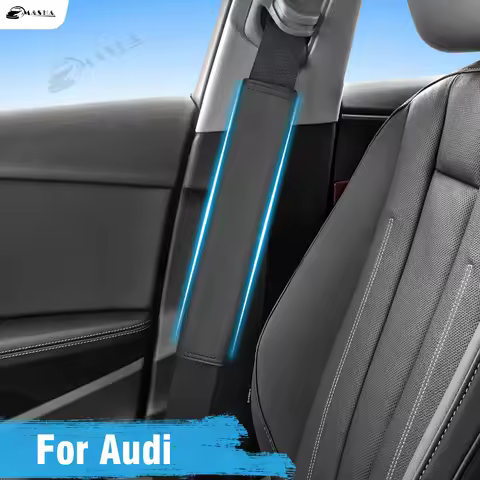 2pcs Car Seat Belt Pads Seat Shoulder Cover For Audi A1 8X A3 8V 8Y A4 B8 B9 A5 8T A6 C6 C7 C8 A7 A8