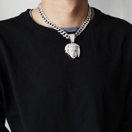 XXXTENTACION Diamond Portrait Pendant Male Hip Hop Necklace Female Street Wear Jewelry hiphop Europe