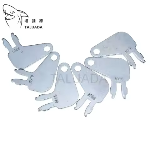 6PCS Ignition Key 8398 8H-5306 8H5306 7N-0718 For Wheel Skidder 525 525B 525C 535B 535C 535D 545 545