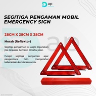 Car Safety Triangle Emergency Sign Warning Sign Hazard Reflector