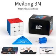 [Ready Stock in M'sia] AM Newest Moyu 3x3 M Magnetic Magic Cube MF3RS3 3x3x3 M Magnet Speed Puzzle