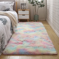 Dyed Shaggy Long Hair Carpet Square