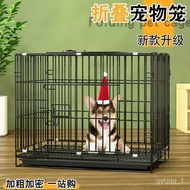 Dog Cage Teddy Small Dog Indoor Folding with Toilet Rabbit Cage Cat Cage Bichon Pomeranian Dog Cage Portable