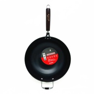Non Stick Cooking Wok Enamel Keluli Tak Melekat 38cm