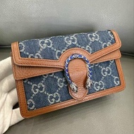 Gucci 牛仔酒神 woc 16x4x10 99新 配件塵袋