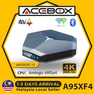 NEW BOX a95xf4 4GB RAM 128GB TvBox Malaysia Android 10 BOX amlgic S905X4 support 2.4G and 5G WiFi Bl