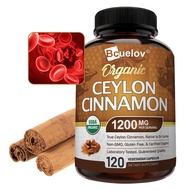 Ceylon Cinnamon Capsules - Real Ceylon Cinnamon Supplement for Blood Sugar Balance, Joints, Metaboli