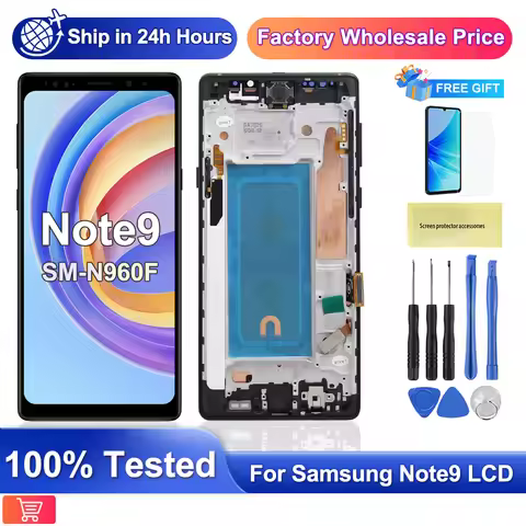 TFT screen For Samsung Galaxy Note 9 LCD N960 N960F Display Touch Screen Digitizer Note 9 Samsung Sc