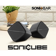 SONICGEAR Sonic Cube 2.0 USB Speaker Computer Laptop Notebook Aux SoniCube SonicCube wired portable