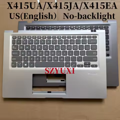 100%New US English For ASUS X415 X415UA X415EA X415JA laptop keyboard Palmrest Assembly TOP cover C 