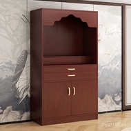 Buddha Cabinet Statue Stand Cabinet Home Altar Offering Table Cabinet Buddha Shrine Altar Worship Ta