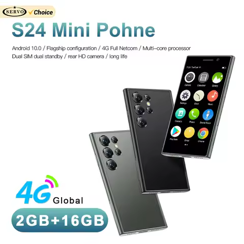SERVO S24 Mini Pocket Smartphone 2GB 16GB 4G Netcom Android Native System MT6737 WIFI Hotspot Small 