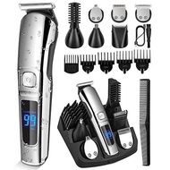 clippers for men: waterproof nose hair trimmer and hair set