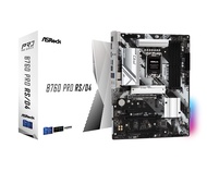 ASRock B760 Pro RS/D4 Motherboard, Compatible with Intel 12th and 13th Generation CPU (LGA1700), B76