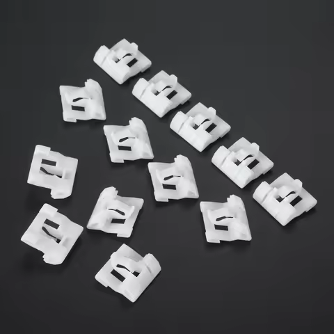 25Pcs White Nylon Car Auto Window Belt Moulding Clip Retainer Fastener OEM#91510-SR3-003 for Honda C