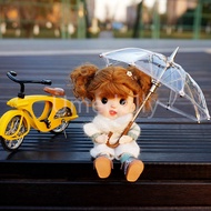 16 or 112 Scale Mini Transparent Umbrella for Blyth Barbies OB11 18 BJD Doll Clothes Accessories Toy