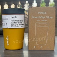 Owala Smoothsip Slider 12OZ/20OZ แก้วดื่มกาแฟ แก้วดื่มสแตนเลส แก้วดื่มตรง แก้วดื่มแบบมีฝาปิด แก้วดื่