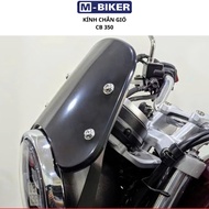CB350 windshield, cb350 hness windshield, high quality mica material, black.