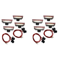 8Pcs Car LED Door Warning Light Welcome Projector for Golf 6 7 MK5 MK6 B6 B7 CC