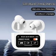 ANC Noise Reduction Earphone Bluetooth5.4 LED Intelligent Touch Screen Bluetooth Headset With Mic Wi
