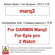 For GARMIN Marq2 For Epix pro 2 Watch marq2 battery