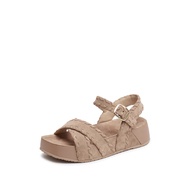 Staccato Womens Platform Wedges Sandals รองเท้าแตะผู้หญิง รองเท้าส้นตึก EF601