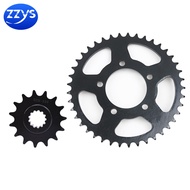 525 15T 41T Motorcycle Front Rear Sprocket Chain Set For Honda CBR400 RRK Tri Arm NC23 1987-1990 CBR