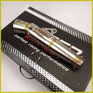 ⚽︎ ❀ ◐ (100% Original Creed Exhaust) Universal 51mm Motorcycle Exhaust Pipe Canister / Creed Exhaus