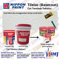 CAT TEKSTUR TEMBOK NIPPON PAINT TILELAC TEXTURED PAINT PUTIH 5KG