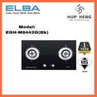 Elba Built in Glass Hob EGH-M8442(BK) 4.8KW DAPUR GAS KACA
