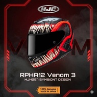 (From JAPAN)HJC Full Face Motorcycle Helmet HJH257 MARVEL RPHA 12 VENOM3