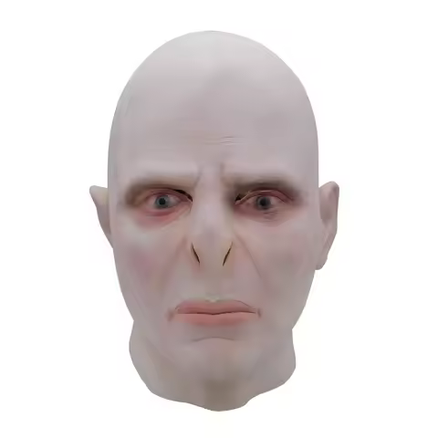 2025 Voldemort Mask Dobby The Elf Mask Hood Harry Movie Cos Horror Thriller Bald Latex Mask Hallowee