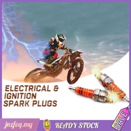 [jnzfvq] Motorcycle Spark Plug A7TJC Modification GY6 50Cc 70Cc 90Cc 110Cc 125Cc ATV Dirtbike 50 125 150Cc 3 Electrode Spark Plug
