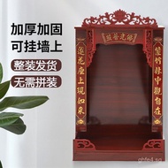 Buddha Altar for Offering, Wealth God, Guanyin, Guan Gong Buddha Statue, Altar Table, Wall-Mounted C